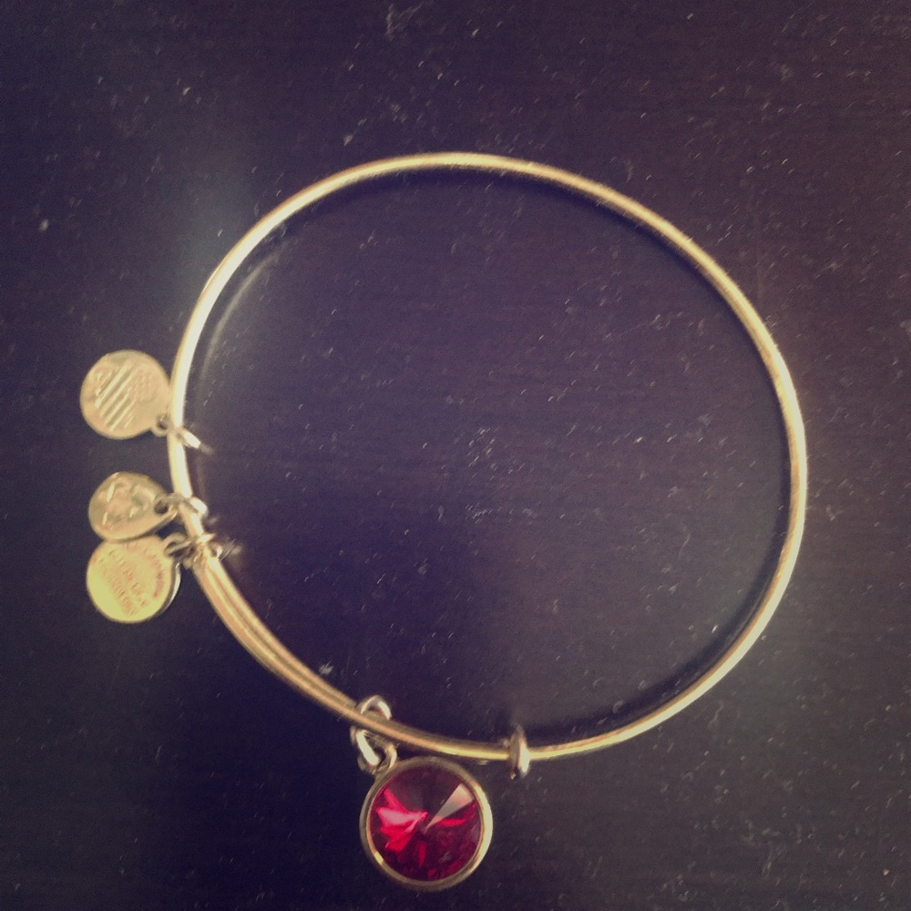 Alex and Ani Garnet bracelet
